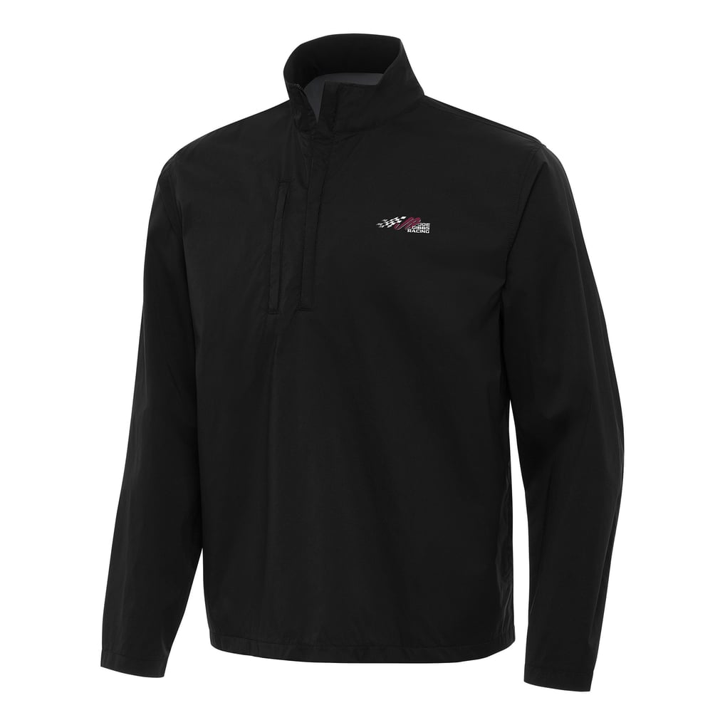 Joe Gibbs Racing Antigua Brisk Quarter-Zip Pullover Jacket - Black